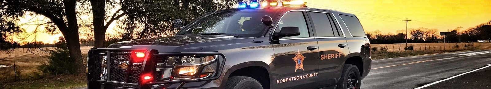 Robertson County TX Sheriff Homepage Slideshow